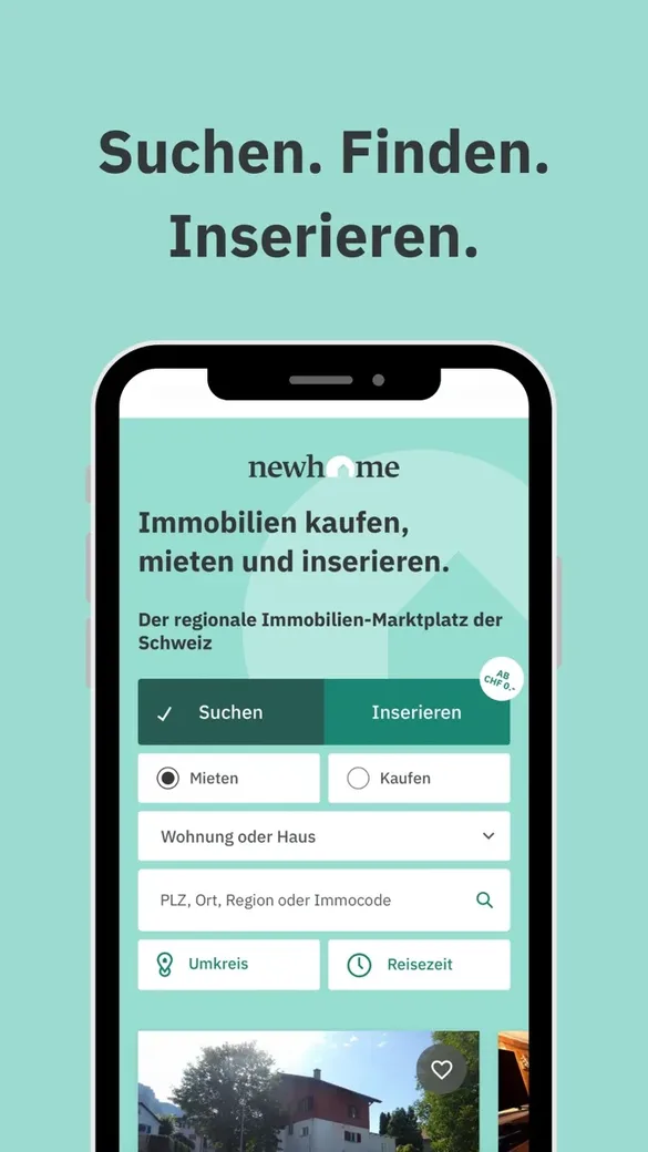newhome.ch – Screenshot 1