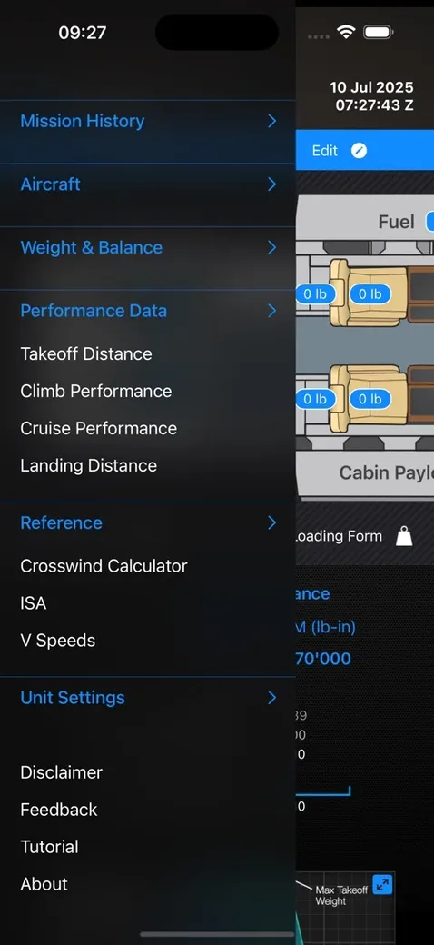 Pilatus PC-12 Calculator – Screenshot 2
