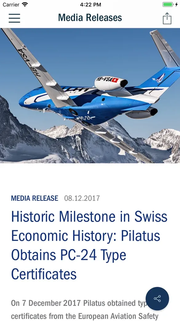 Pilatus Customer Service – Screenshot 4