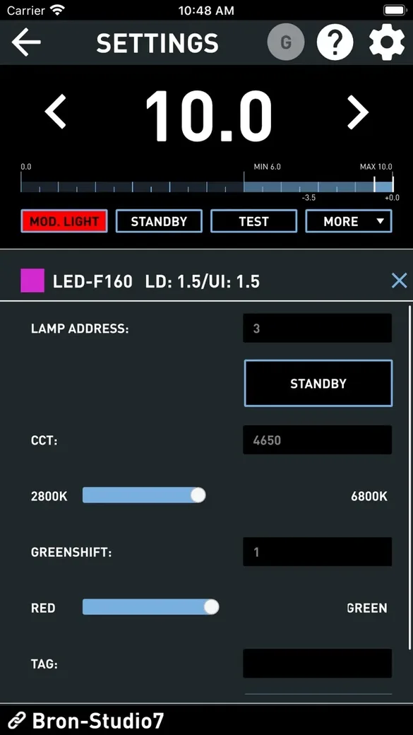 BronControl – Screenshot 2