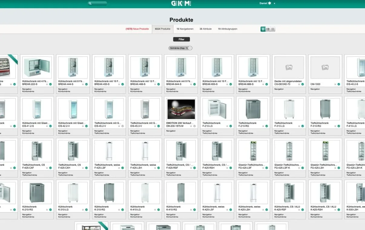 Screenshot GKM PIM