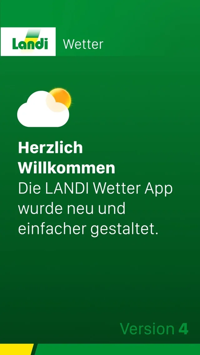 Screenshot LANDI Wetter