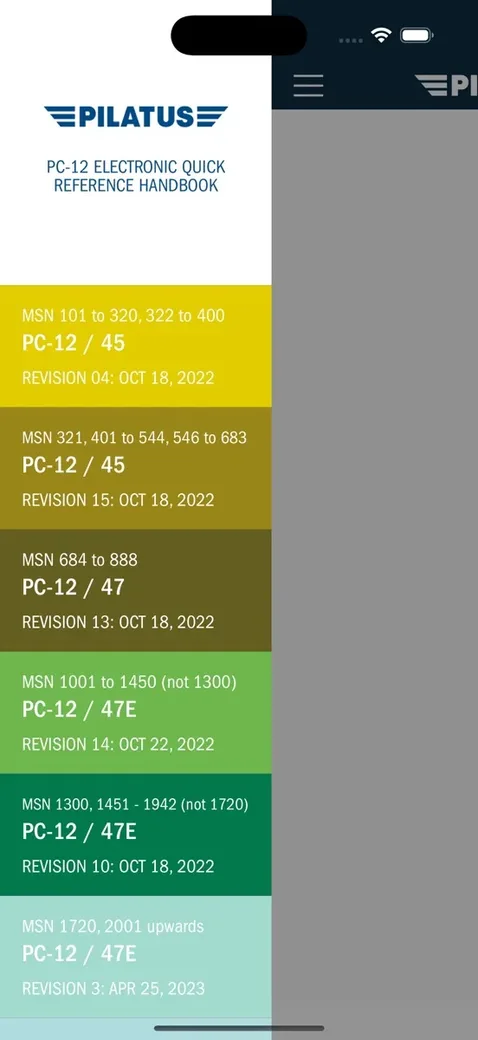 Pilatus eQRH – Screenshot 1